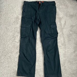 SUPERDRY Cargo Pants, men’s Large, dark navy, EUC